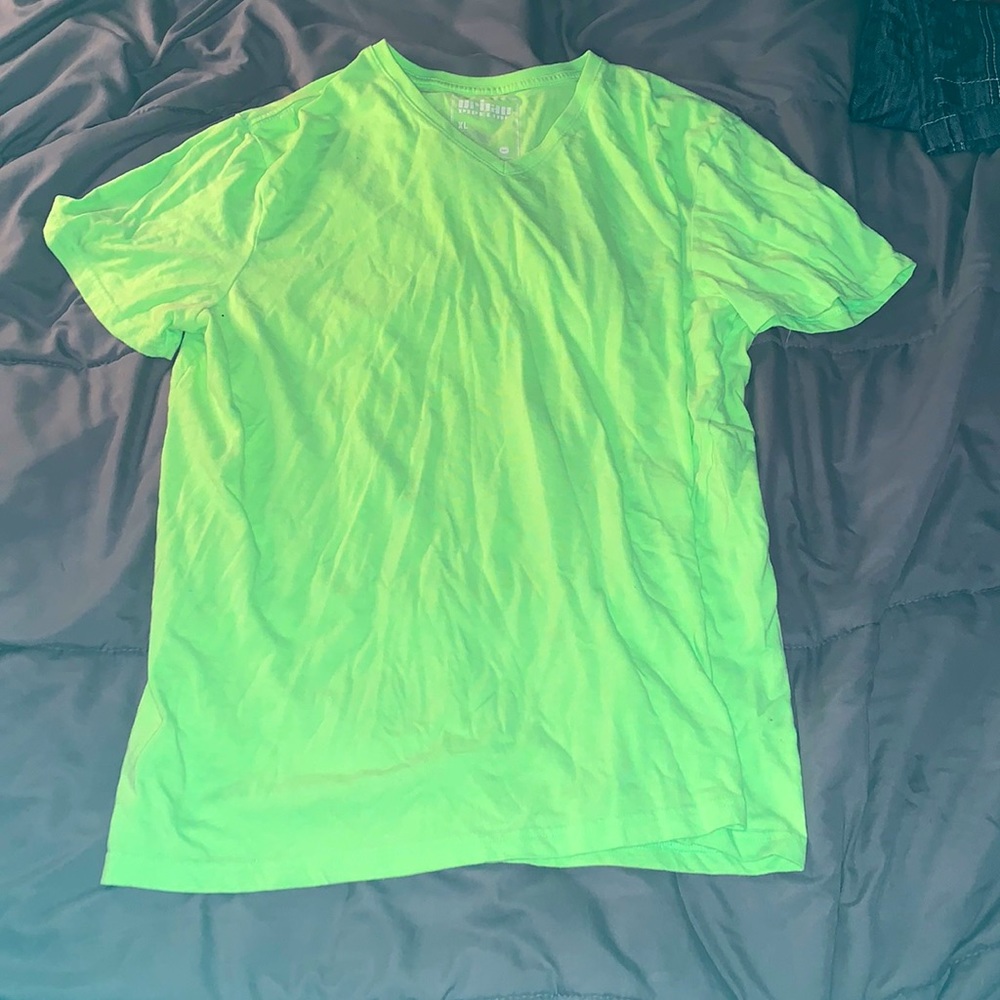 Green V-Neck Urban Pipeline T-Shirt